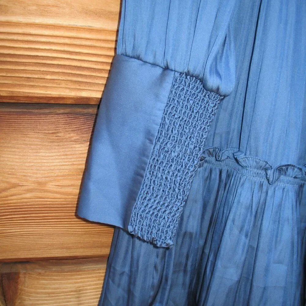 NWT Hunter Bell Ruffle Long Sleeve Mini Dress - Picture 7 of 12